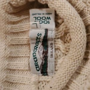 100% Irish wool roll neck sweater